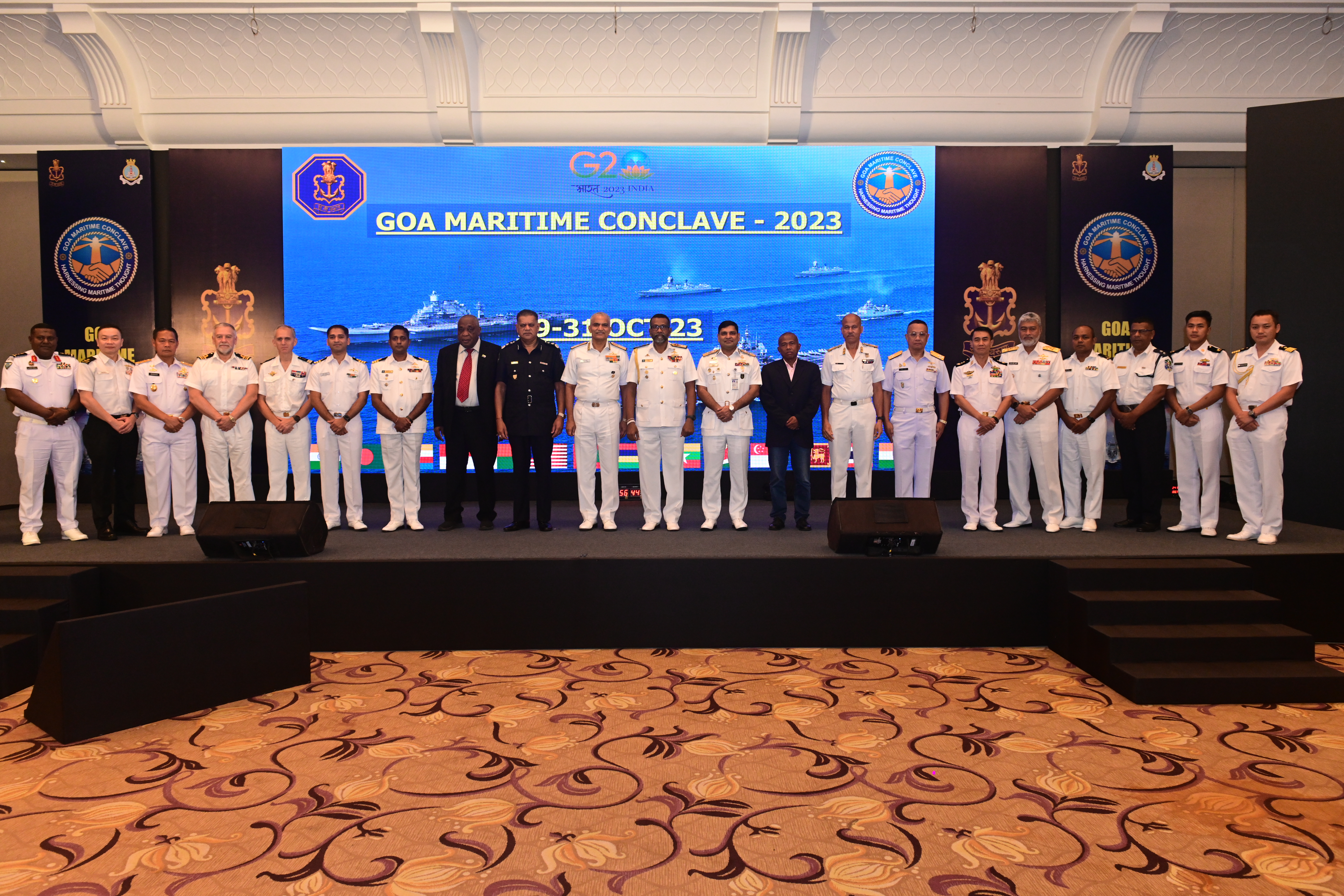 IFC-IOR participated in the 4th edition of Goa Maritime Conclave (GMC-23) from 29 – 31 Oct 23 at Goa